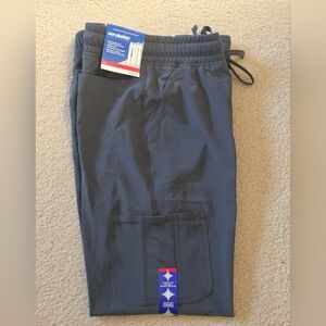 Scrubstar Women's Straight Leg Drawstring Scrub Pants in Charcoal Gray